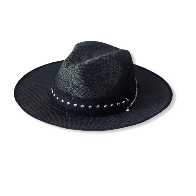 BLACK LINEN  ΚΑΠΕΛΟ KAMAR HATS ΑΞΕΣΟΥΑΡ 4