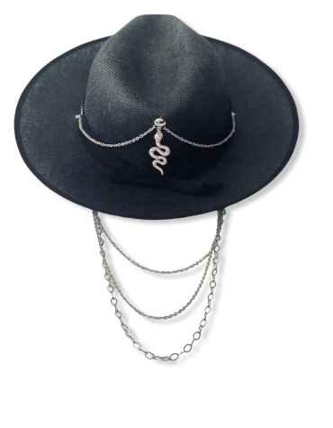 BLACK LINEN  ΚΑΠΕΛΟ KAMAR HATS ΑΞΕΣΟΥΑΡ