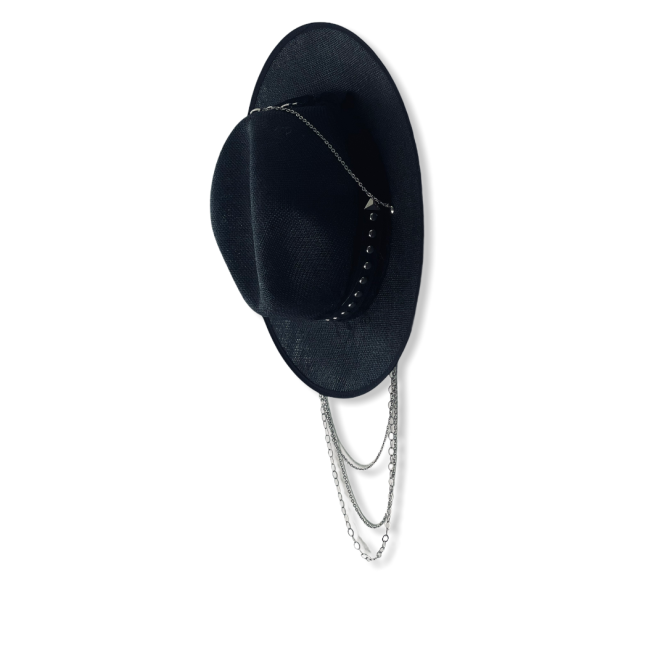 BLACK LINEN  ΚΑΠΕΛΟ KAMAR HATS ΑΞΕΣΟΥΑΡ 5