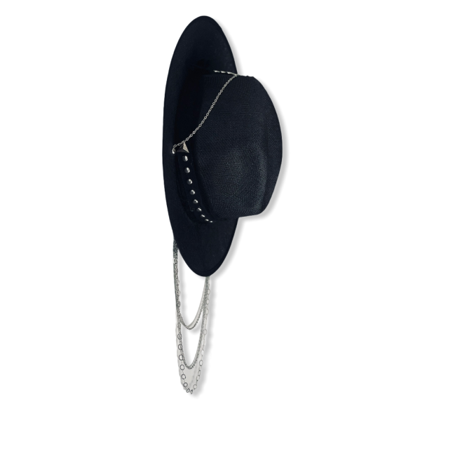 BLACK LINEN  ΚΑΠΕΛΟ KAMAR HATS ΑΞΕΣΟΥΑΡ 7