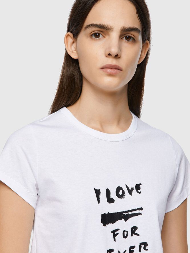 T-SHIRT ΜΕ ΕΚΤΥΠΩΣΗ LOVE FOR EVER DIESEL T-SHIRTS 5