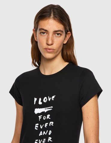 T-SHIRT ΜΕ ΕΚΤΥΠΩΣΗ LOVE FOR EVER DIESEL T-SHIRTS 2