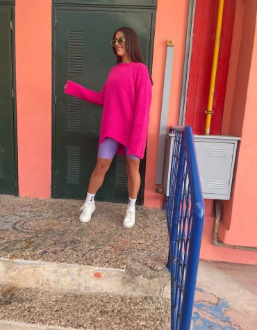 OVERSIZED ΠΛΕΚΤΗ ΜΠΛΟΥΖΑ (FUXIA) MAMOUSH ΜΠΛΟΥΖΕΣ