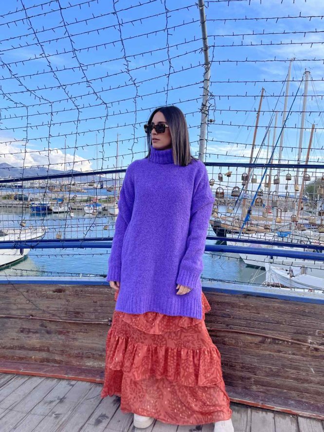 ΠΛΕΚΤΗ ΜΠΛΟΥΖΑ ΖΙΒΑΓΚΟ (PURPLE) MAMOUSH ΜΠΛΟΥΖΕΣ 6