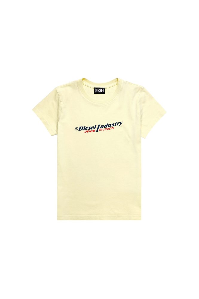 T-SHIRT ΜΕ ΣΤΑΜΠΑ (YELLOW) DIESEL T-SHIRTS 20