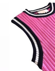 ΦΟΡΕΜΑ ΜΕ ΑΣΠΡΟΜΑΥΡΟ ΡΕΛΙ (PINK) MAMOUSH ΠΛΕΚΤΑ 7