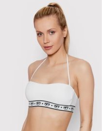 ΜΑΓΙΟ ΣΤΡΑΠΛΕΣ ΠΑΝΩ ΜΕΡΟΣ ΜΕ ΛΟΓΟΤΥΠΟ (WHITE) CHIARA FERRAGNI ΠΡΟΣΦΟΡΕΣ 9