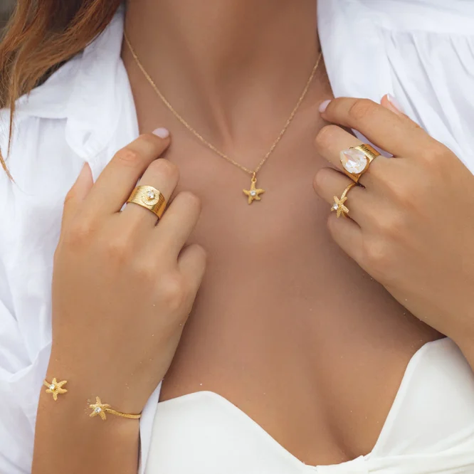 ΚΟΛΙΕ MINI SEA STAR CRYSTAL CAROLINE SVEBDBOM ΑΞΕΣΟΥΑΡ 6