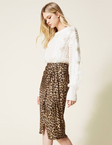 ANIMAL PRINT ΜΙΝΤΙ ΦΟΥΣΤΑ TWINSET ΠΡΟΣΦΟΡΕΣ 2