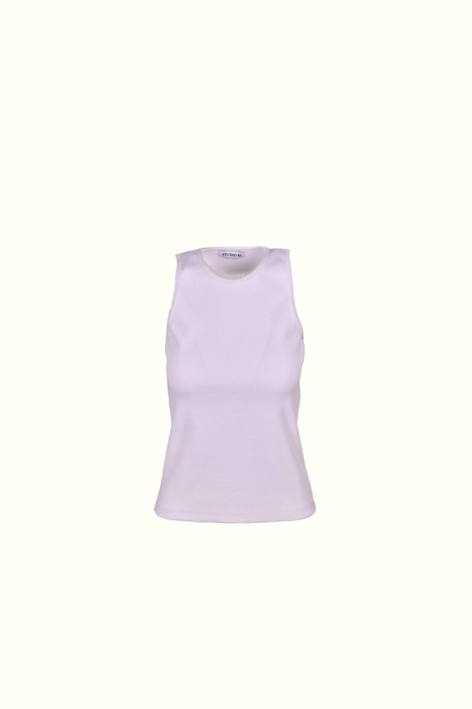 TANK TOP ΑΣΠΡΟ STUDIO83 BLOUSES 4