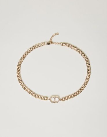 ΖΩΝΗ ΑΛΥΣΙΔΑ ΜΕ ΛΟΓΟΤΥΠΟ MAXI OVAL T TWINSET ΑΞΕΣΟΥΑΡ 2