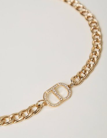 ΖΩΝΗ ΑΛΥΣΙΔΑ ΜΕ ΛΟΓΟΤΥΠΟ MAXI OVAL T TWINSET ΑΞΕΣΟΥΑΡ