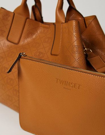 ΤΣΑΝΤΑ ΜΕ ΔΙΑΤΡΗΤΟ OVAL T TWINSET ΑΞΕΣΟΥΑΡ 2