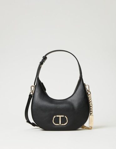 ΤΣΑΝΤΑ ΩΜΟΥ “MOON” (BLACK) TWINSET ΑΞΕΣΟΥΑΡ