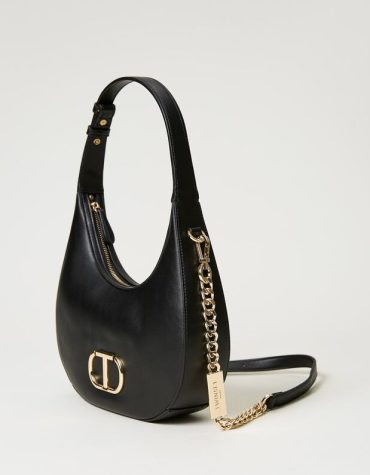 ΤΣΑΝΤΑ ΩΜΟΥ “MOON” (BLACK) TWINSET ΑΞΕΣΟΥΑΡ 2