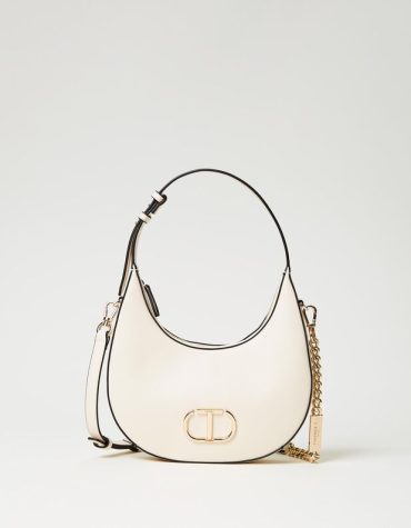 ΤΣΑΝΤΑ ΩΜΟΥ “MOON” (IVORY) TWINSET ΑΞΕΣΟΥΑΡ