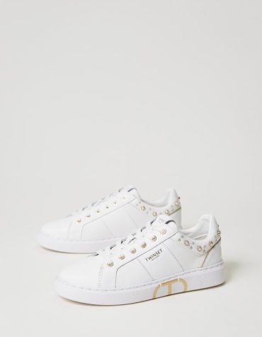 SNEAKERS ΜΕ ΠΕΡΛΕΣ TWINSET ΑΞΕΣΟΥΑΡ