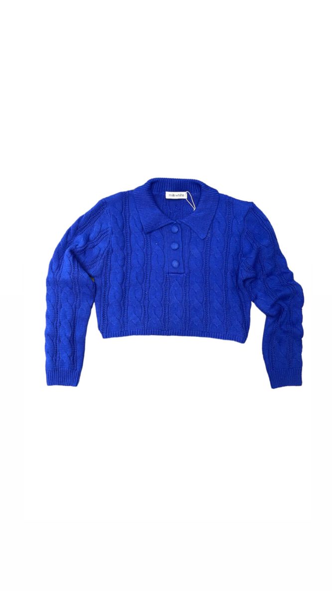 TOP ΠΛΕΚΤΟ (BLUE) MILKWHITE ΜΠΛΟΥΖΕΣ 3