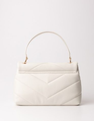 CROSSBODY ΚΑΠΙΤΟΝΕ ΤΣΑΝΤΑ (IVORY) TWINSET ΑΞΕΣΟΥΑΡ 2