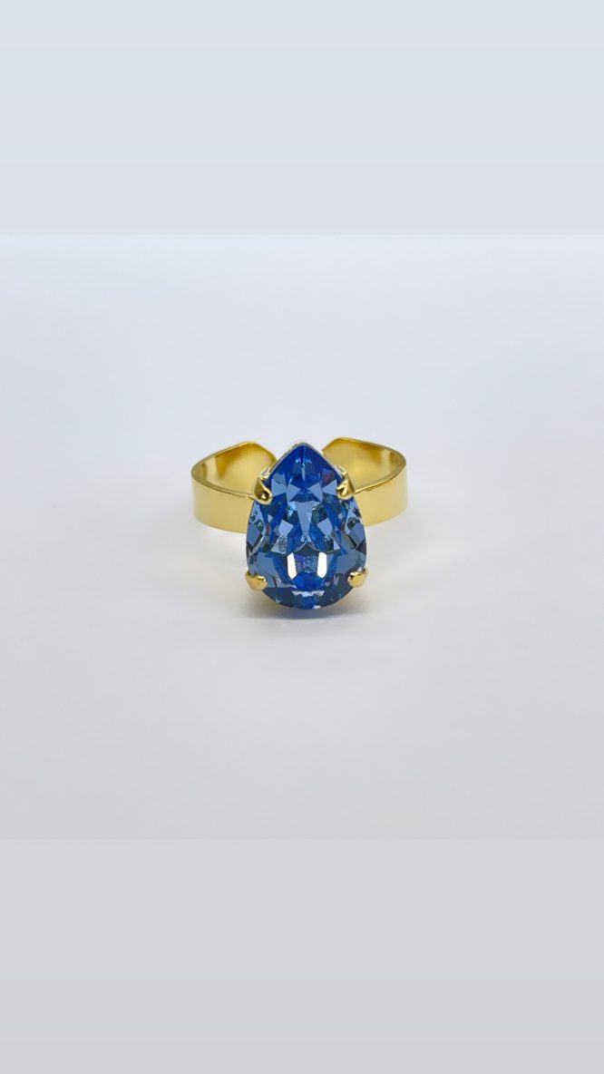 ΔΑΧΤΥΛΙΔΙ MINI DROP/LIGHT SAPPHIRE CAROLINE SVEBDBOM ΑΞΕΣΟΥΑΡ 3