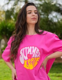 OVERSIZED T-SHIRT (FUCHSIA) MAMOUSH ΠΡΟΣΦΟΡΕΣ 6