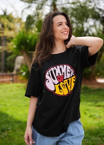 OVERSIZED T-SHIRT (BLACK) MAMOUSH T-SHIRTS