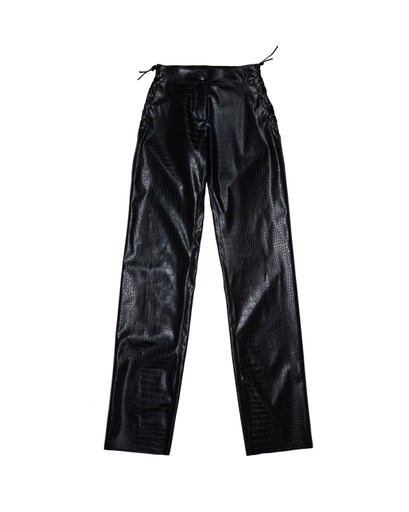 ΔΕΡΜΑΤΙΝΟ ΠΑΝΤΕΛΟΝΙ (BLACK) MILKWHITE pants 3
