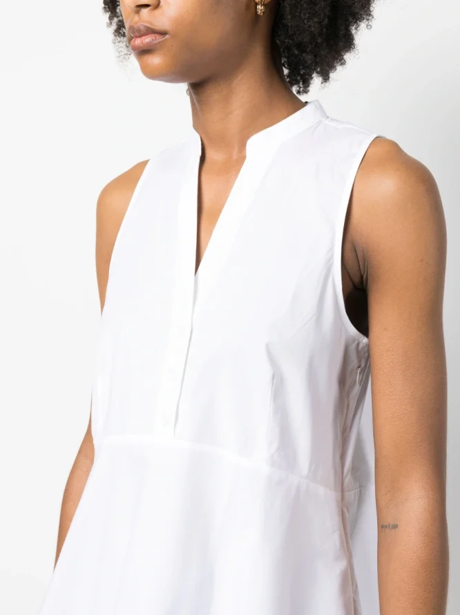 ΜΠΛΟΥΖΑ ΠΟΠΛΙΝΑ (WHITE) TWINSET BLOUSES 5