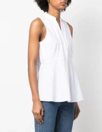 ΜΠΛΟΥΖΑ ΠΟΠΛΙΝΑ (WHITE) TWINSET ΜΠΛΟΥΖΕΣ 10