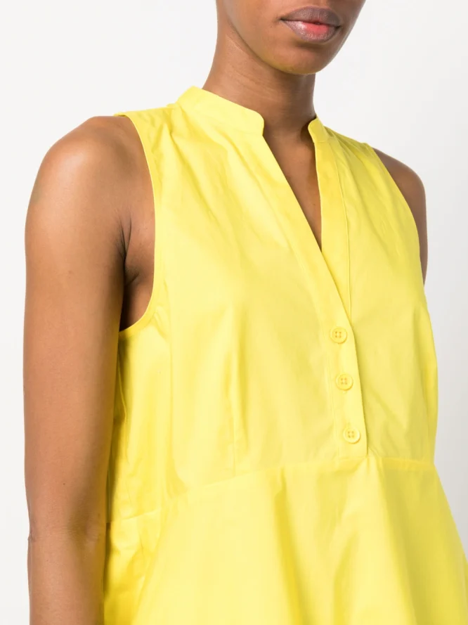 ΜΠΛΟΥΖΑ ΠΟΠΛΙΝΑ (SUN YELLOW) TWINSET BLOUSES 5