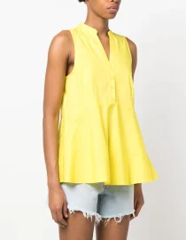 ΜΠΛΟΥΖΑ ΠΟΠΛΙΝΑ (SUN YELLOW) TWINSET BLOUSES 8