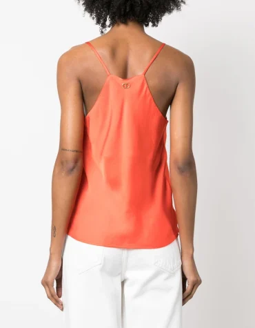 ΣΑΤΕΝ ΤΟΠ (ORANGE) TWINSET BLOUSES 2