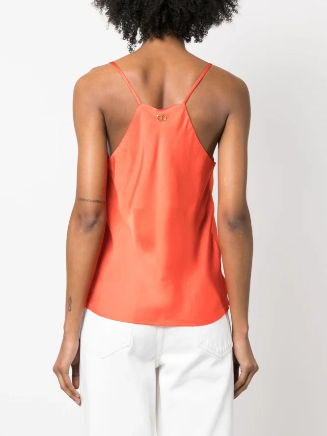 ΣΑΤΕΝ ΤΟΠ (ORANGE) TWINSET BLOUSES 4