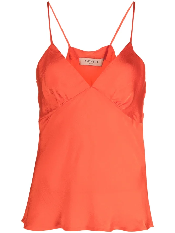 ΣΑΤΕΝ ΤΟΠ (ORANGE) TWINSET BLOUSES 7