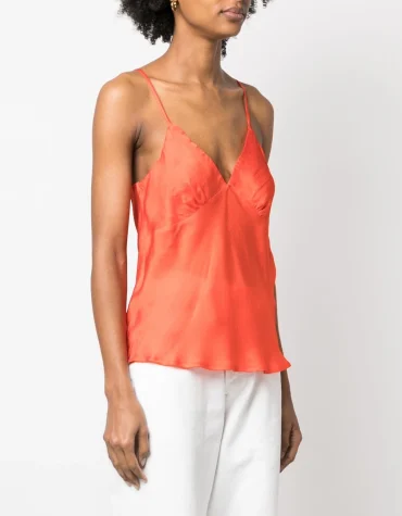 ΣΑΤΕΝ ΤΟΠ (ORANGE) TWINSET OUTLET -70%