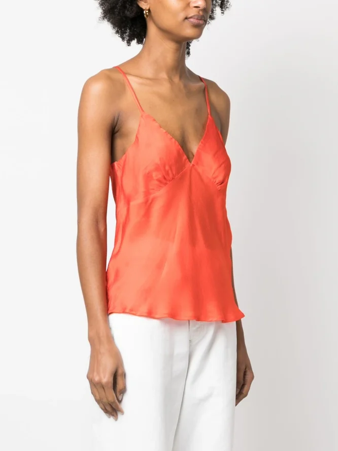 ΣΑΤΕΝ ΤΟΠ (ORANGE) TWINSET BLOUSES 3