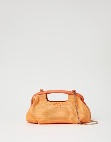 “SWEETY” ΨΑΘΙΝΗ ΤΣΑΝΤΑ (ORANGE) TWINSET ΑΞΕΣΟΥΑΡ