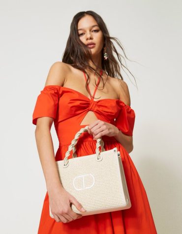 “DARLING” ΜΕΣΑΙΑ ΤΣΑΝΤΑ (IVORY) TWINSET ΑΞΕΣΟΥΑΡ 2