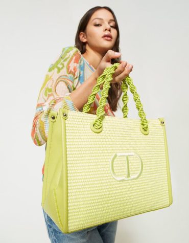 “DARLING” ΜΕΣΑΙΑ ΤΣΑΝΤΑ (LIME YELLOW) TWINSET ΑΞΕΣΟΥΑΡ 2