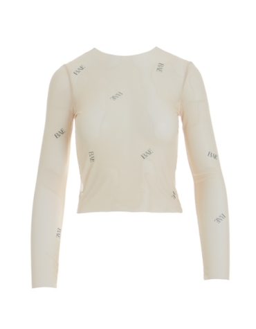 ΔΙΑΦΑΝΟ TOP (BAE NUDE) MILKWHITE ΜΠΛΟΥΖΕΣ
