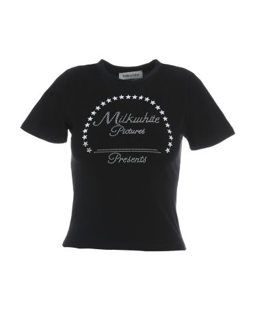 T-SHIRT (BLACK) MILKWHITE T-SHIRTS