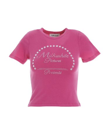 T-SHIRT (FUCHSIA) MILKWHITE OUTLET -70%