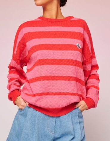 ALEXIA ΠΛΕΚΤΗ ΜΠΛΟΥΖΑ (RED/PINK) KARAVAN ΜΠΛΟΥΖΕΣ