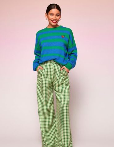 ALEXIA ΠΛΕΚΤΗ ΜΠΛΟΥΖΑ (BLUE/GREEN) KARAVAN ΜΠΛΟΥΖΕΣ 2