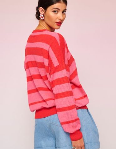 ALEXIA ΠΛΕΚΤΗ ΜΠΛΟΥΖΑ (RED/PINK) KARAVAN ΜΠΛΟΥΖΕΣ 2