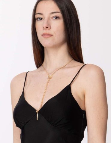 ΣΑΤΕΝ ΤΟΠ (BLACK) TWINSET ΜΠΛΟΥΖΕΣ
