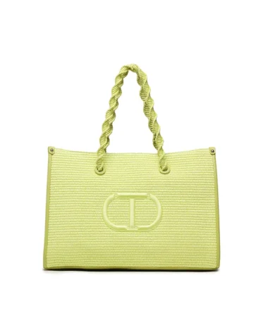 “DARLING” ΜΕΓΑΛΗ ΤΣΑΝΤΑ (LIME YELLOW) TWINSET ΑΞΕΣΟΥΑΡ