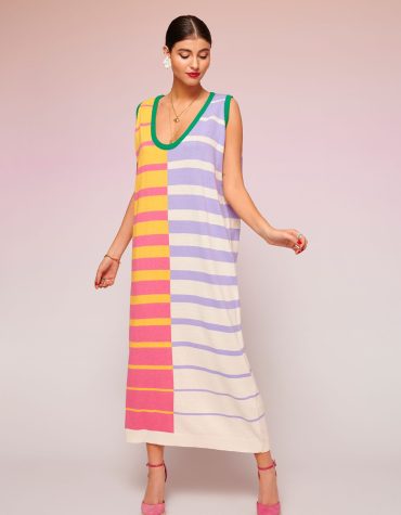 DAPHNE STRIPED ΠΛΕΚΤΟ ΦΟΡΕΜΑ KARAVAN ΝΕΕΣ ΑΦΙΞΕΙΣ 2