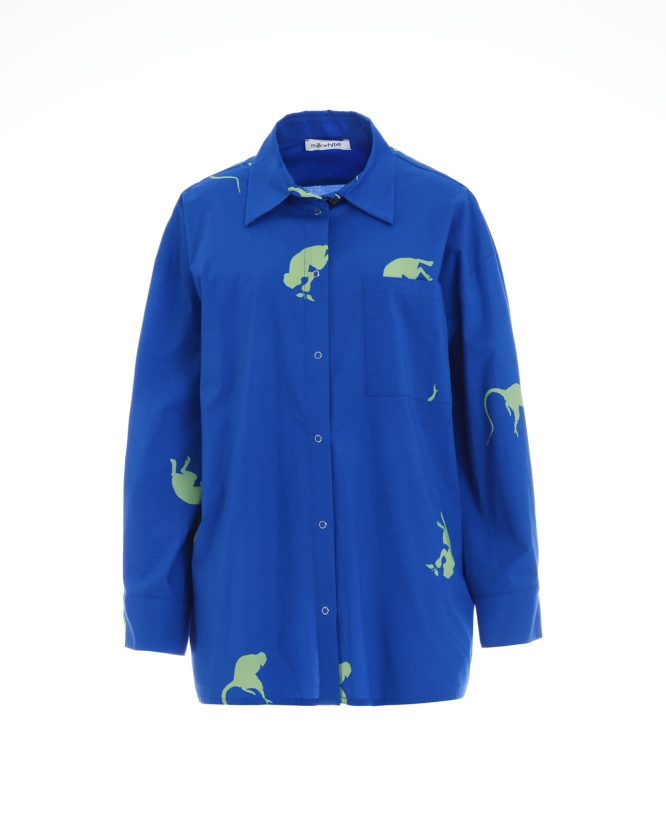 UNISEX PRINTED ΠΟΥΚΑΜΙΣΟ MILKWHITE ΠΟΥΚΑΜΙΣΑ 3