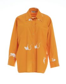 UNISEX PRINTED ΠΟΥΚΑΜΙΣΟ MILKWHITE ΠΟΥΚΑΜΙΣΑ 5